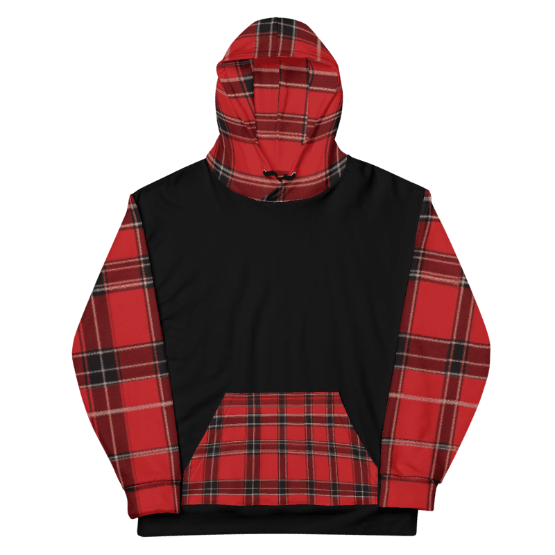 Red Tartan Brit Artz Hoodie product image (9)