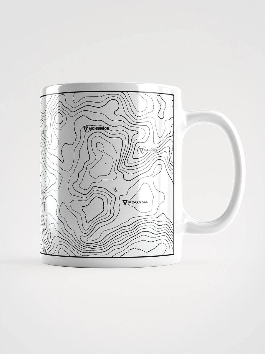 Topographic Mug - White product image (2)
