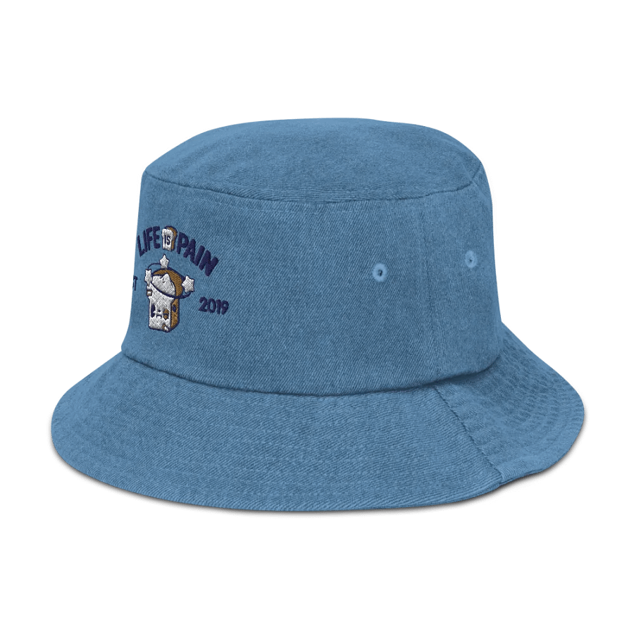 Life is Pain Denim Bucket Hat product image (17)