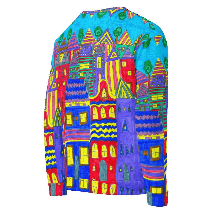 Abstract Playful Houses Unisex Sweatshirt product image (10)