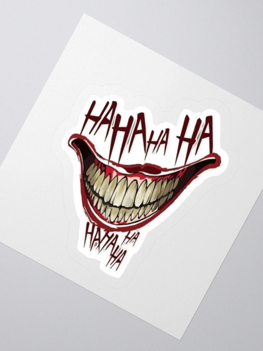 JokerSquad | Kiss Cut HaHaHa Smile Logo product image (3)
