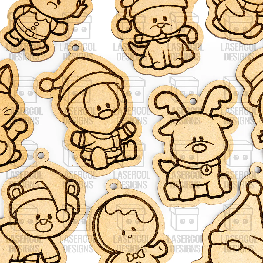 Christmas Ornaments - Laser Cut Files product image (7)