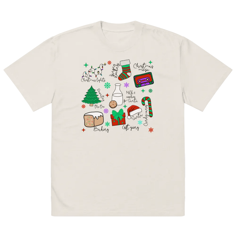 Festive Nostalgia Christmas Tee product image (4)