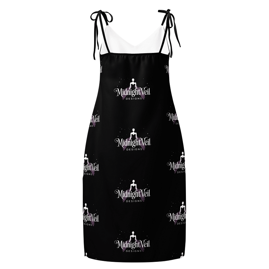 Midnight Veil Designs Slip Midi Chiffon Dress - Black (XS-2XL) product image (2)