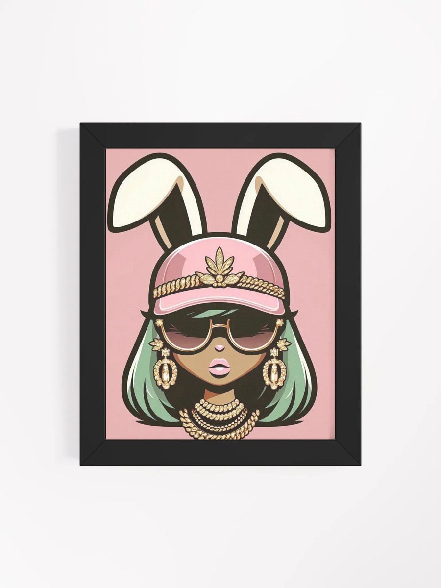 Mint Green Bunny Babe Poster product image (4)