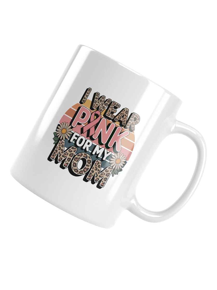 Pink Ribbon Leopard Print Breast Cancer Awareness Mug product image (13)