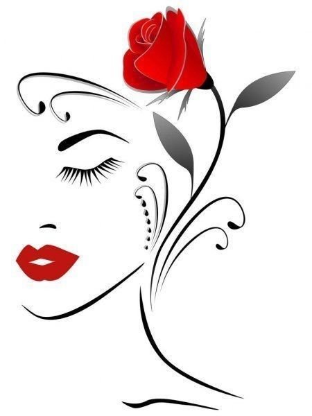 Elegant Lady Wall Decal product image (2)
