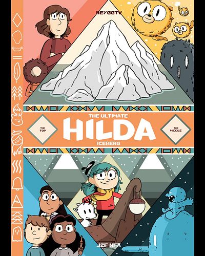 The Ultimate Hilda Iceberg poster by @jzf_nfa #theultimatehildaiceberg #hildatheseries #hilda #hildanetflix