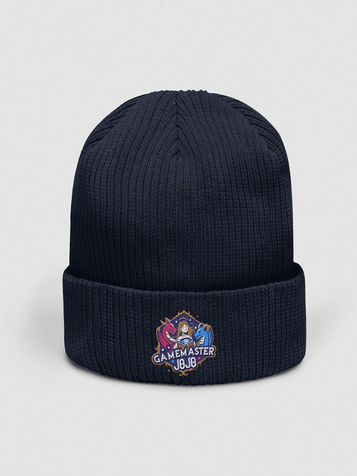 GM JoJo Logo Atlantis Organic Ribbed Beanie product image (3)
