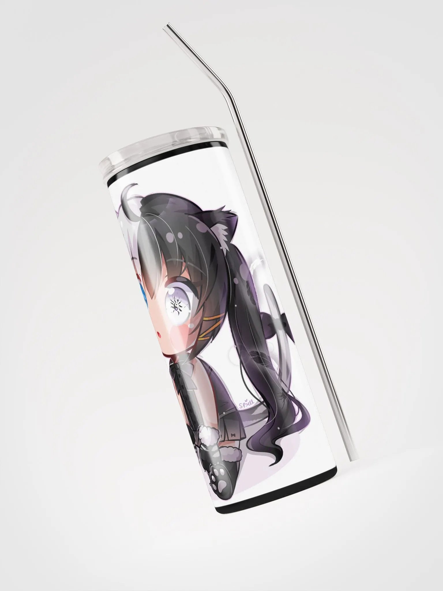 Stainless Steel Tumbler - Byakko Chibi Edition product image (5)
