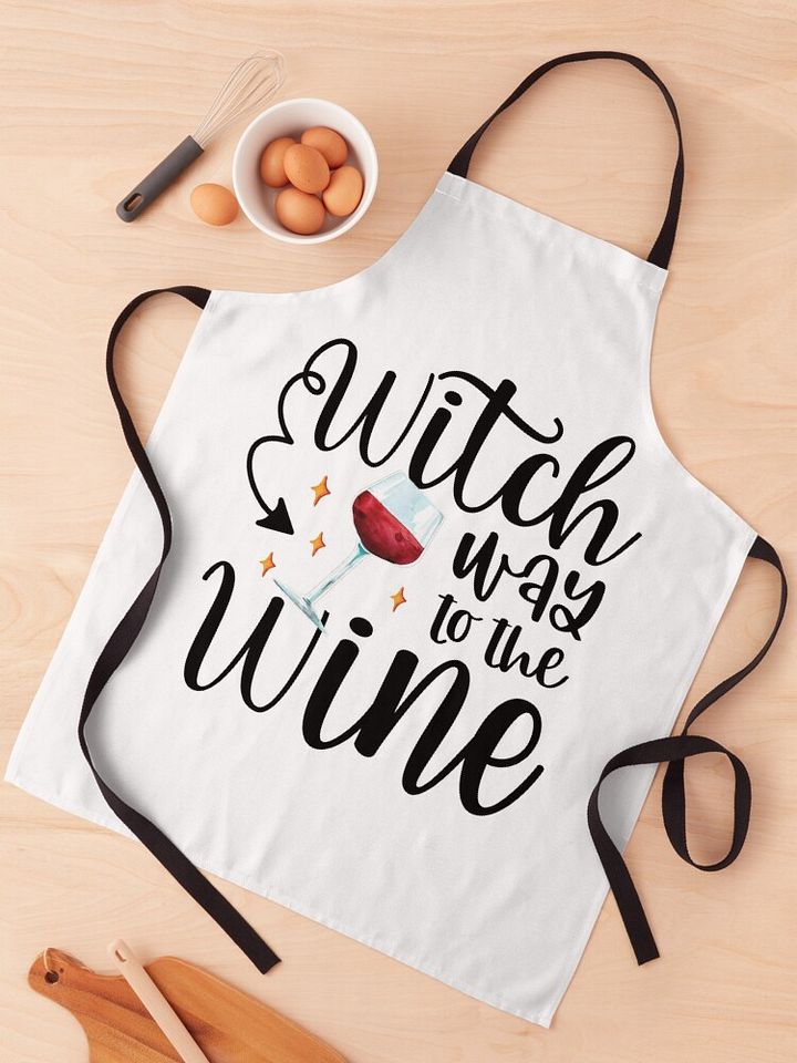 Witch Way to the Wine #1 - Apron product image (1)