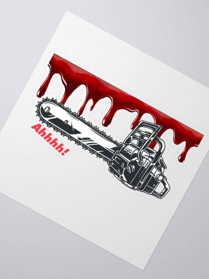 Chainsaw Scare! Sticker product image (5)