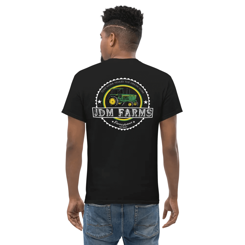 Green Tractor Circle Graphic Unisex T-Shirt product image (4)