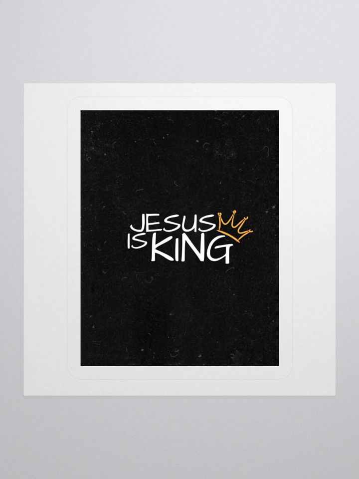 King's Crown Kiss Cut Stickers product image (1)