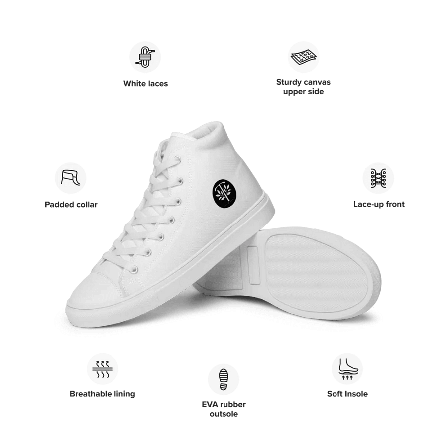 Handmade High Top Canvas Sneakers product image (9)