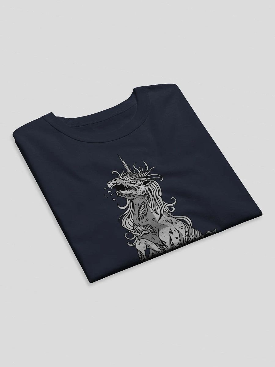 Undeadicorn Black and White T-Shirt product image (3)