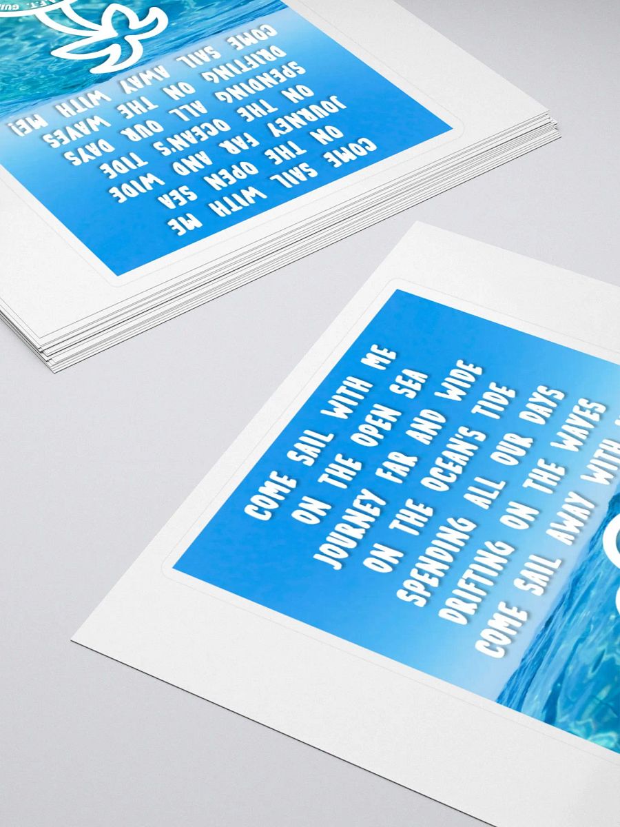 Sticky Stickers (Come Sail With Me) product image (4)