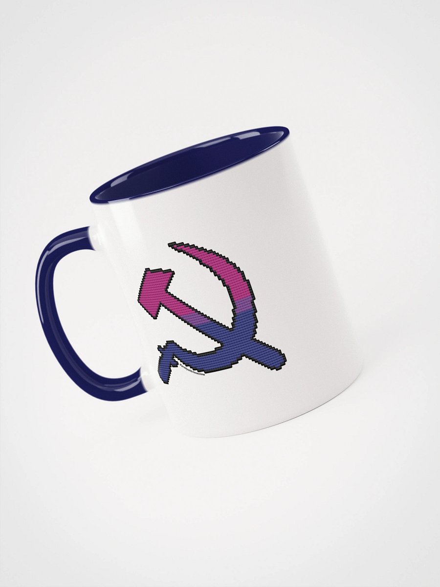 Bi Pride Hammer & Sickle Ceramic Mug product image (3)