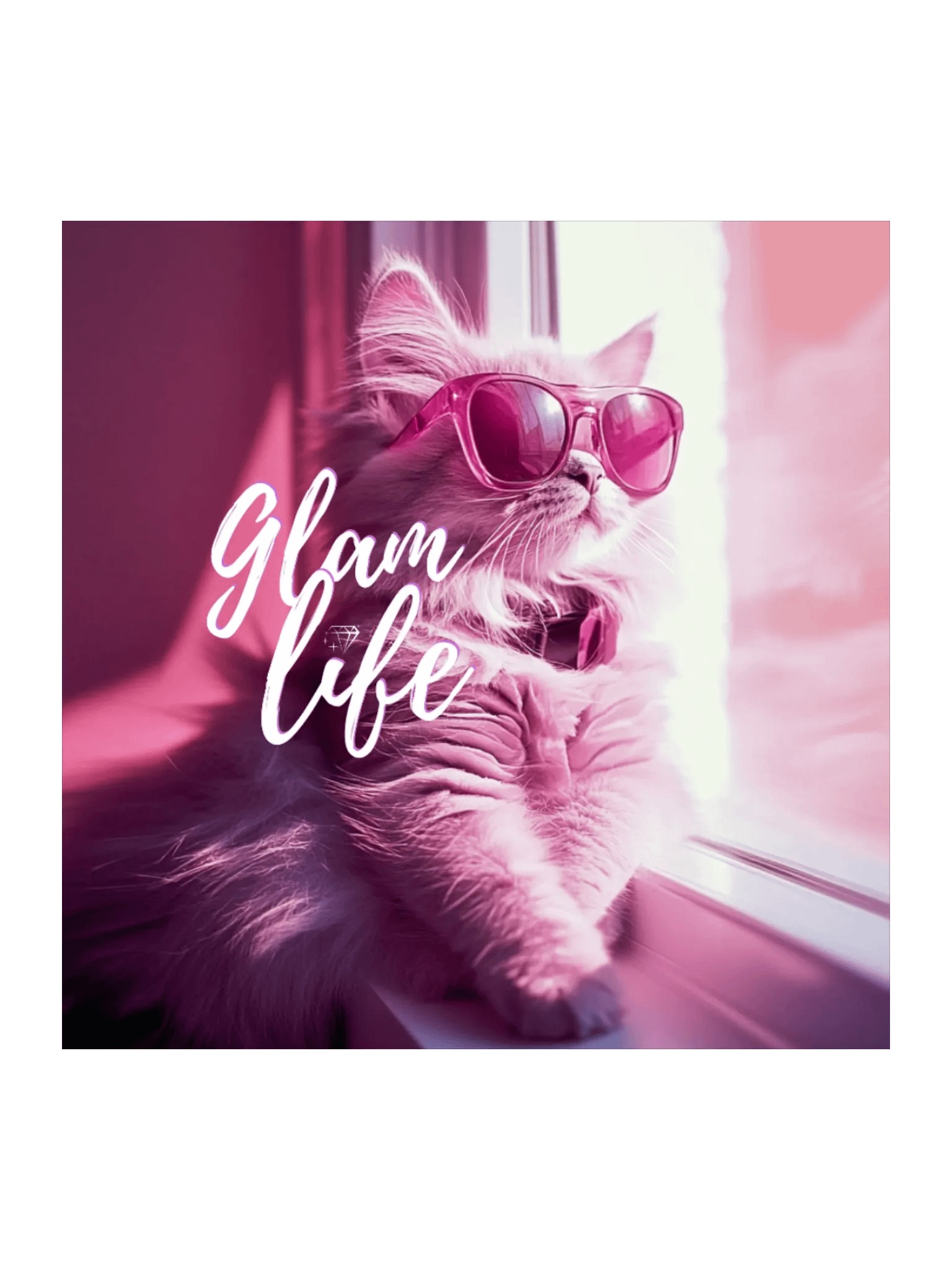 Glam Life: Square Sticker product image (1)