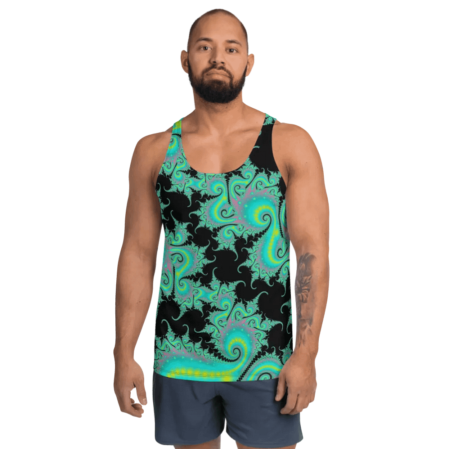 Fractal Men's Tank Top - Candyfloss Confection product image (1)