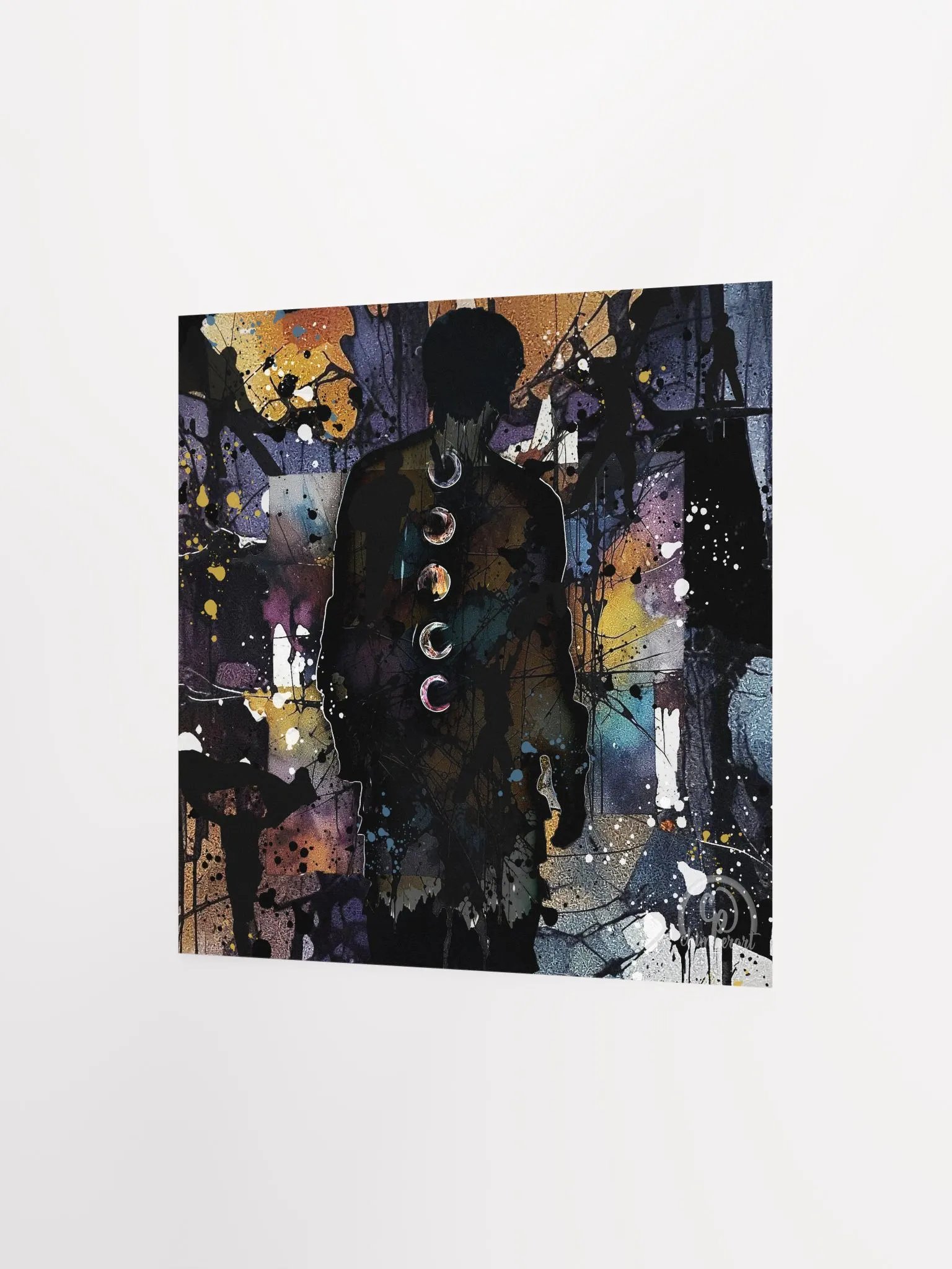 BTS - Jimin Poured Paint Print (Unframed) - Designed by ChimberArt product image (8)