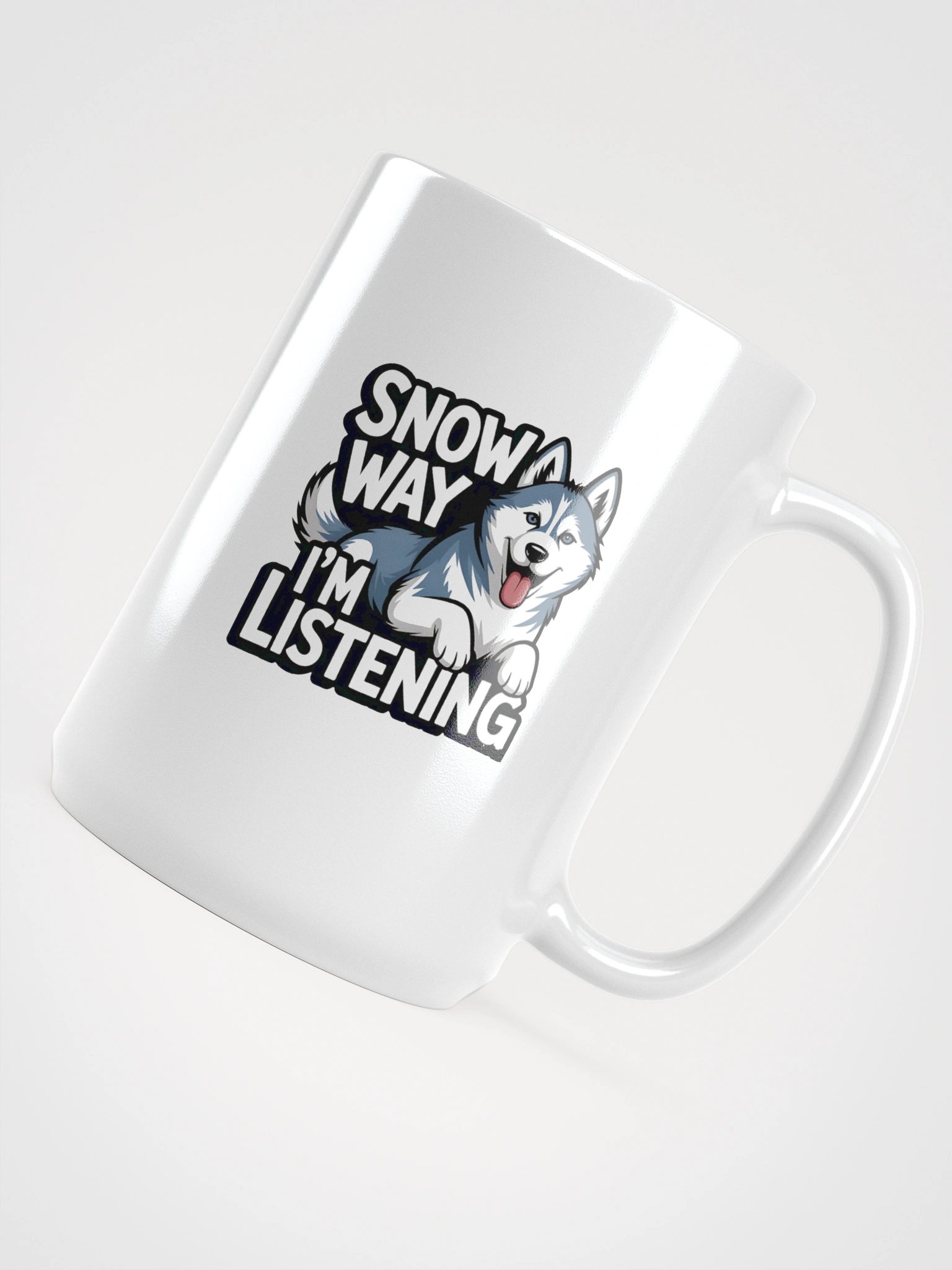 Snow Way Husky Cartoon Mug product image (4)