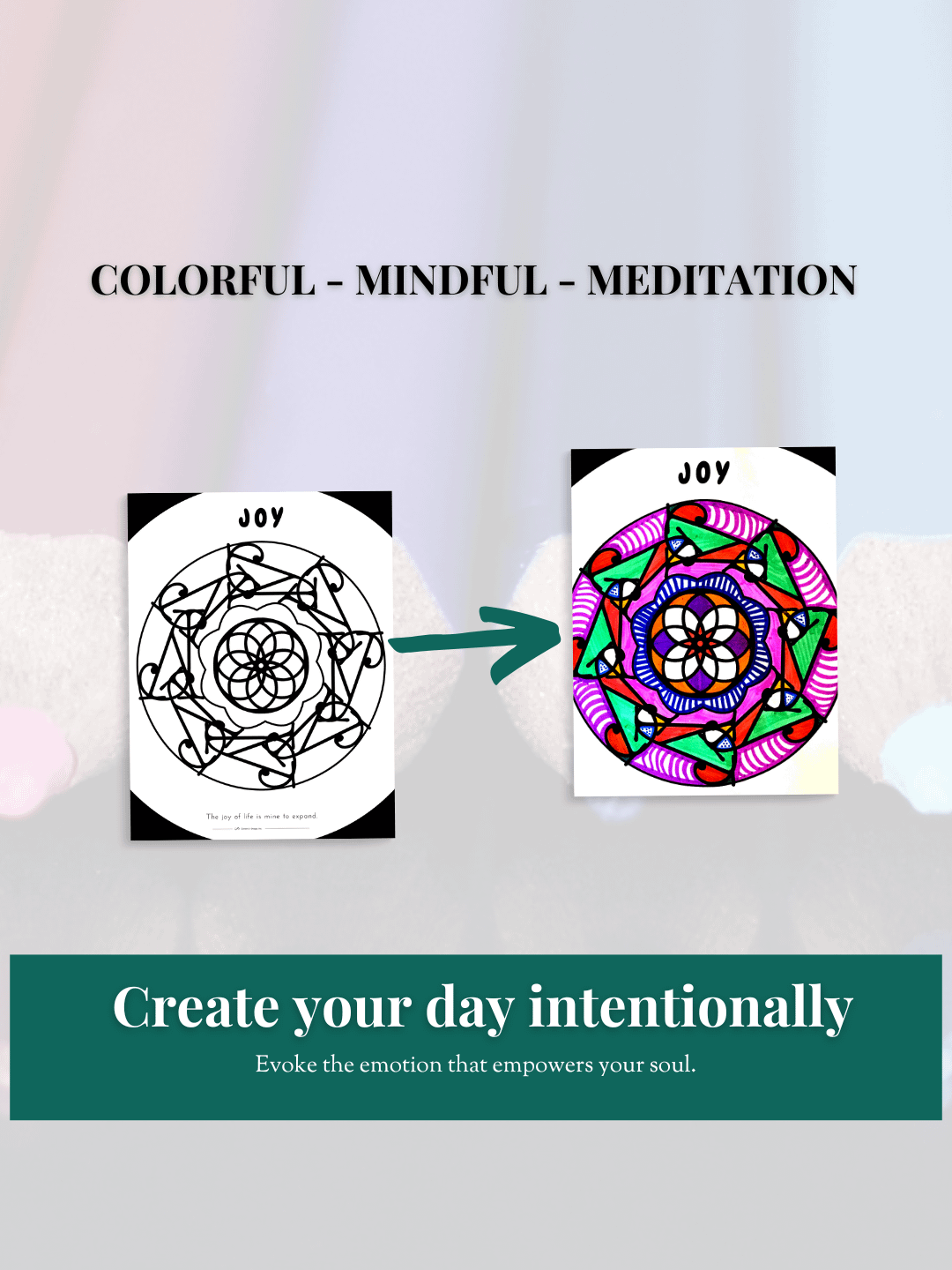 Mantra Mandalas Coloring Pages–Empower Collection product image (9)