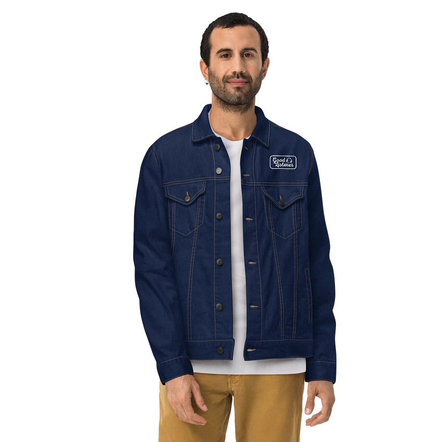 Good Listener Embroidered Jean Jacket product image (25)