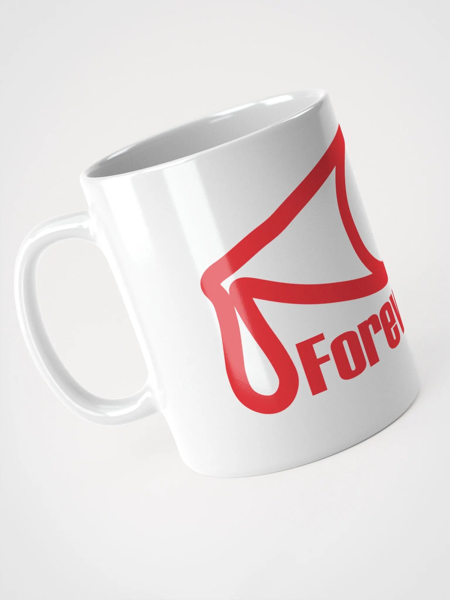 Forever Cry - Red - White Glossy Mug product image (4)