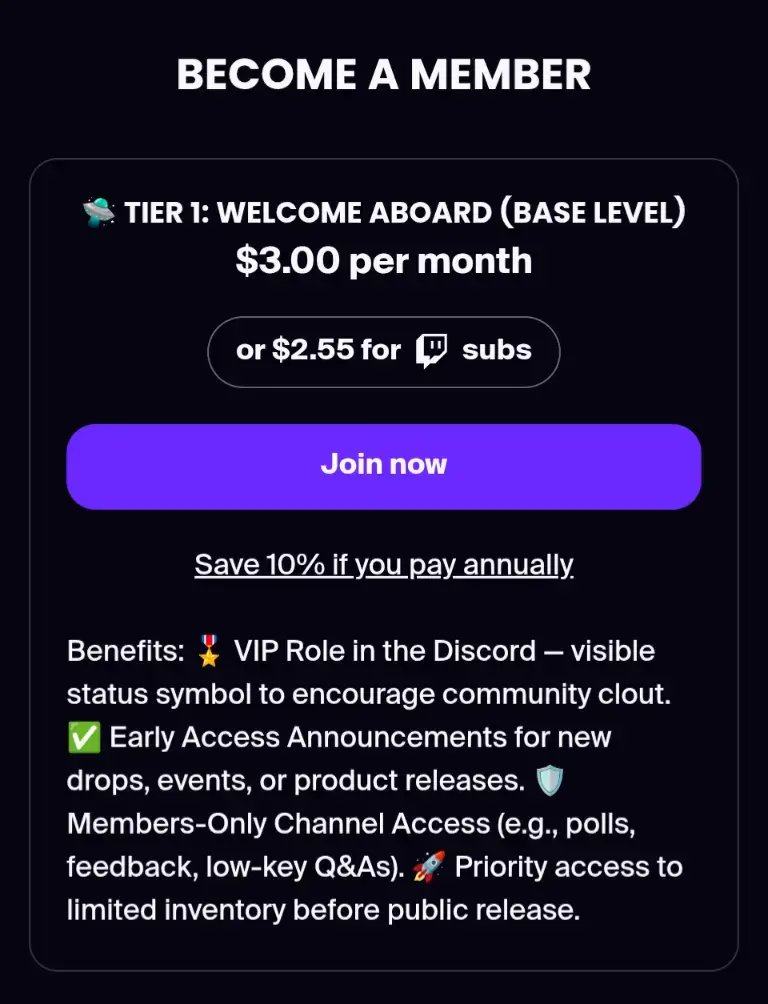 📝 Join the community by becoming a Member through the SHOP! Get exclusive access to new content, merchandise, and more!  🎉 Discounts are available for @Twitch subscribers and annual memberships!  🔗 https://brooke-brown-shop.fourthwall.com/ https://twitch.tv/saxy15  #mediacompany #advertisingcompany #consultingcompany #twitchstreamer 