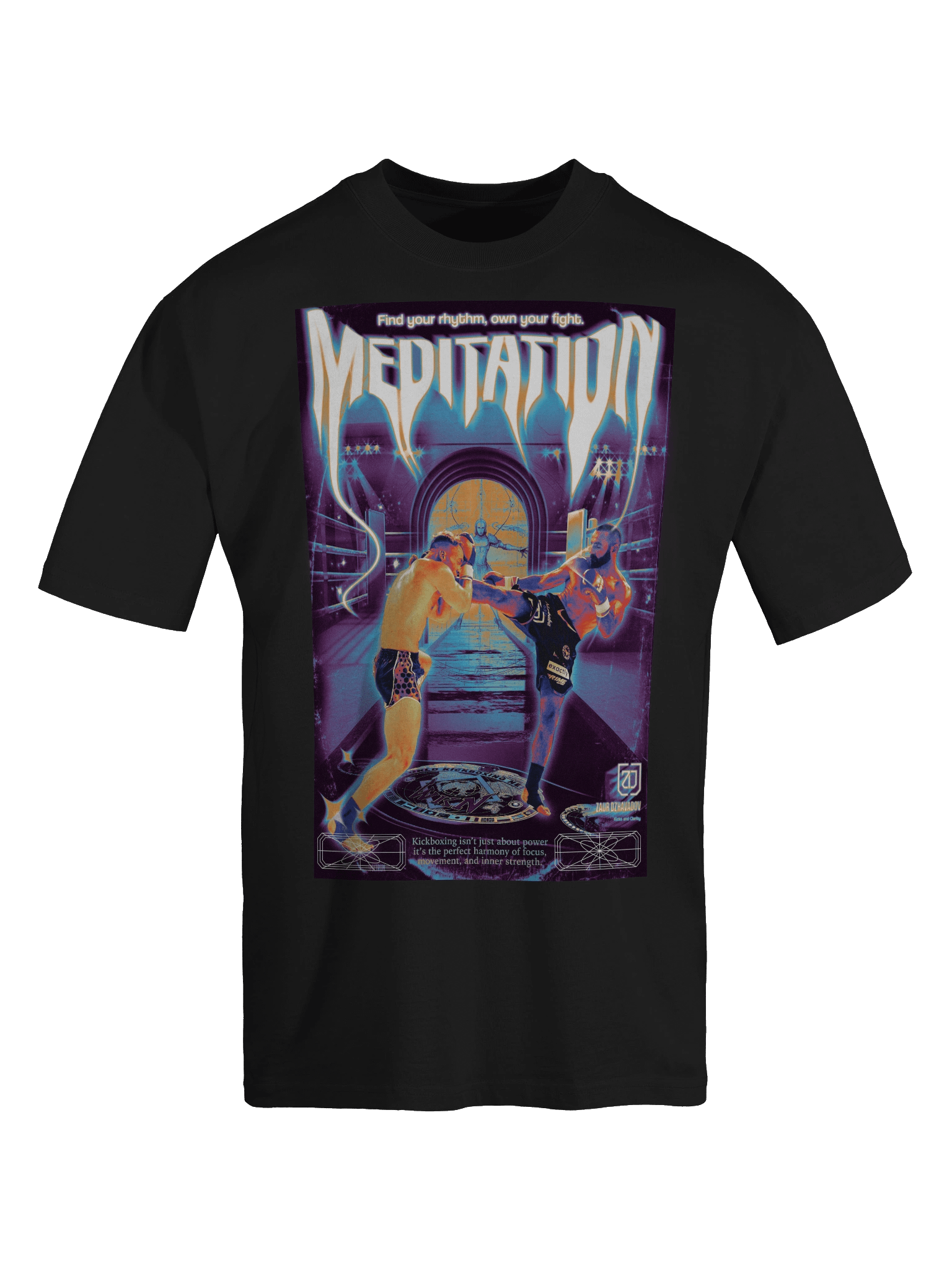 Oversized Tee - Meditation by Zaur Dzhavadov product image (16)