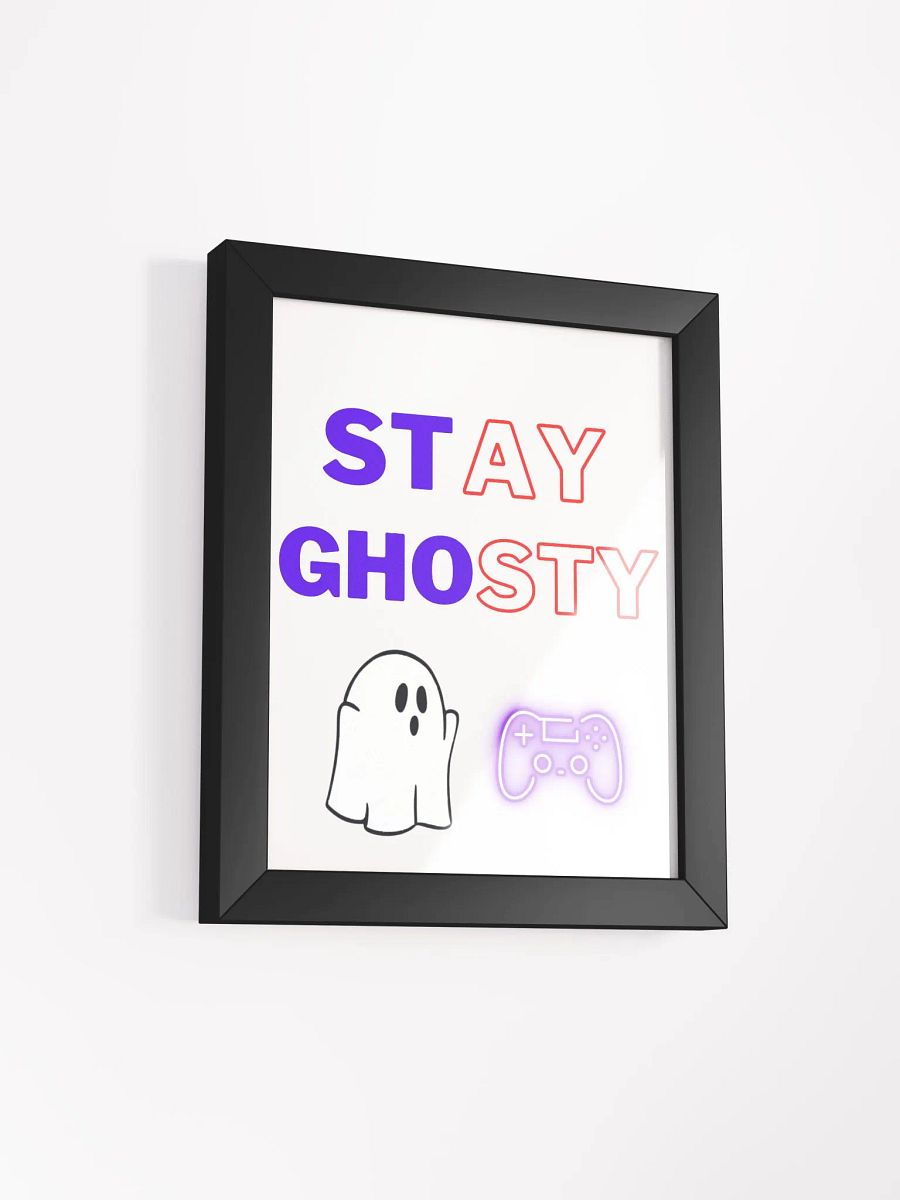 Vibrant Ghosty Gaming Matte Poster product image (7)
