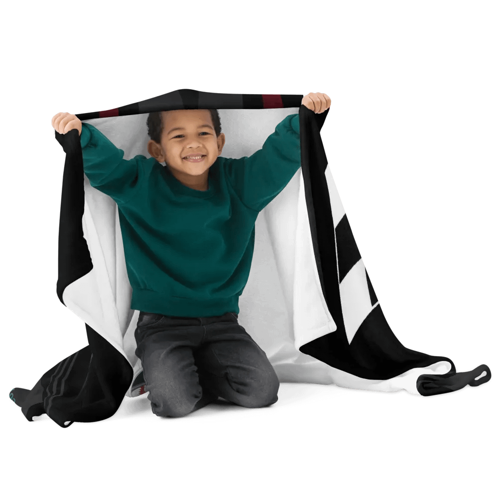 Checkered Flag Racing Throw Blanket product image (2)