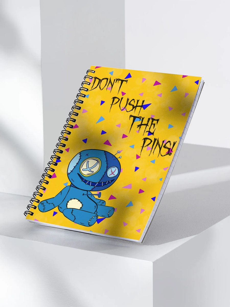 Don't push the pins notebook product image (4)
