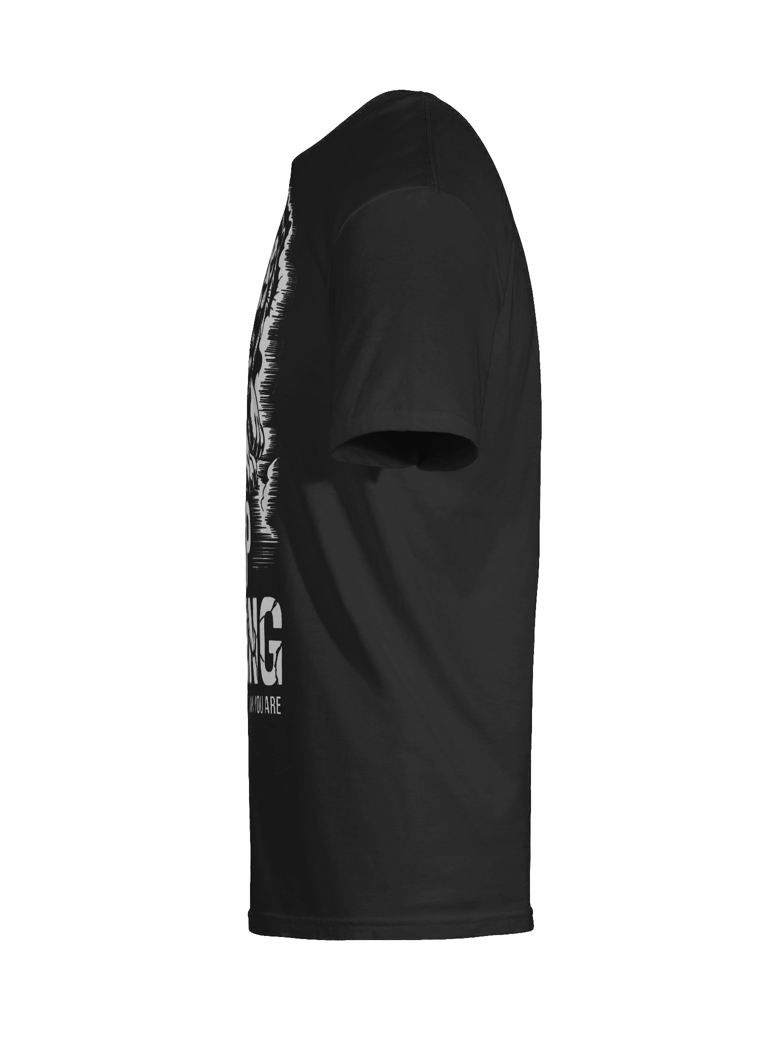 KEEP PUSHING V4 Graphic T-Shirt Snow product image (5)