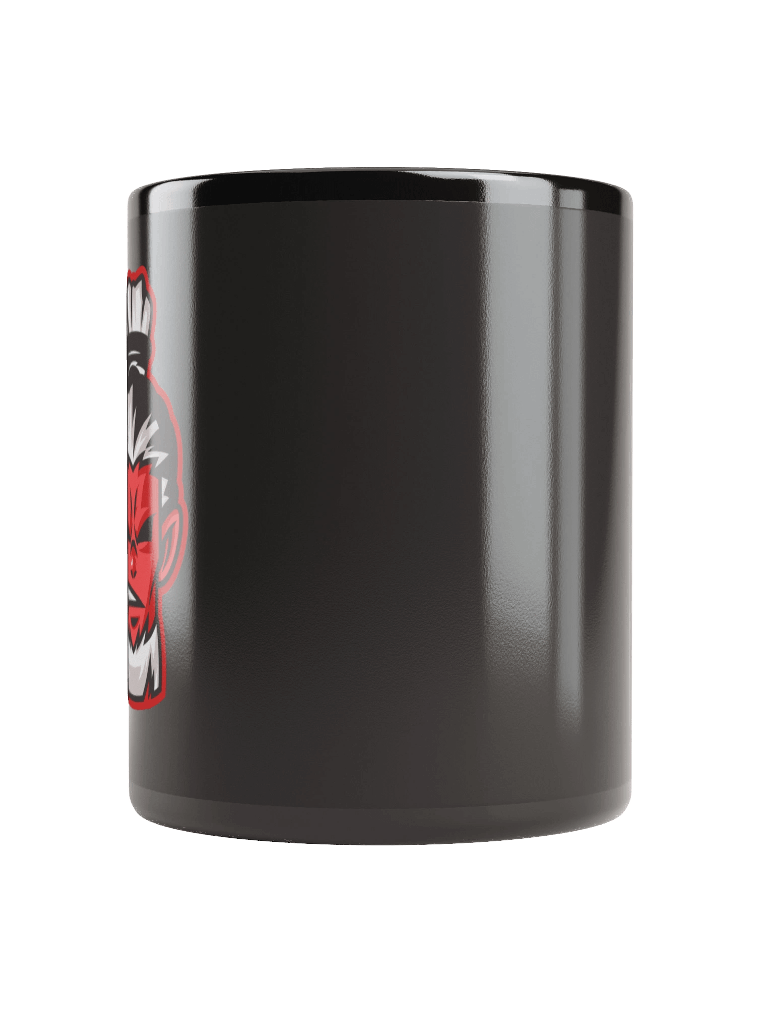 Red Masked Warrior Character Black Coffee Mug product image (6)
