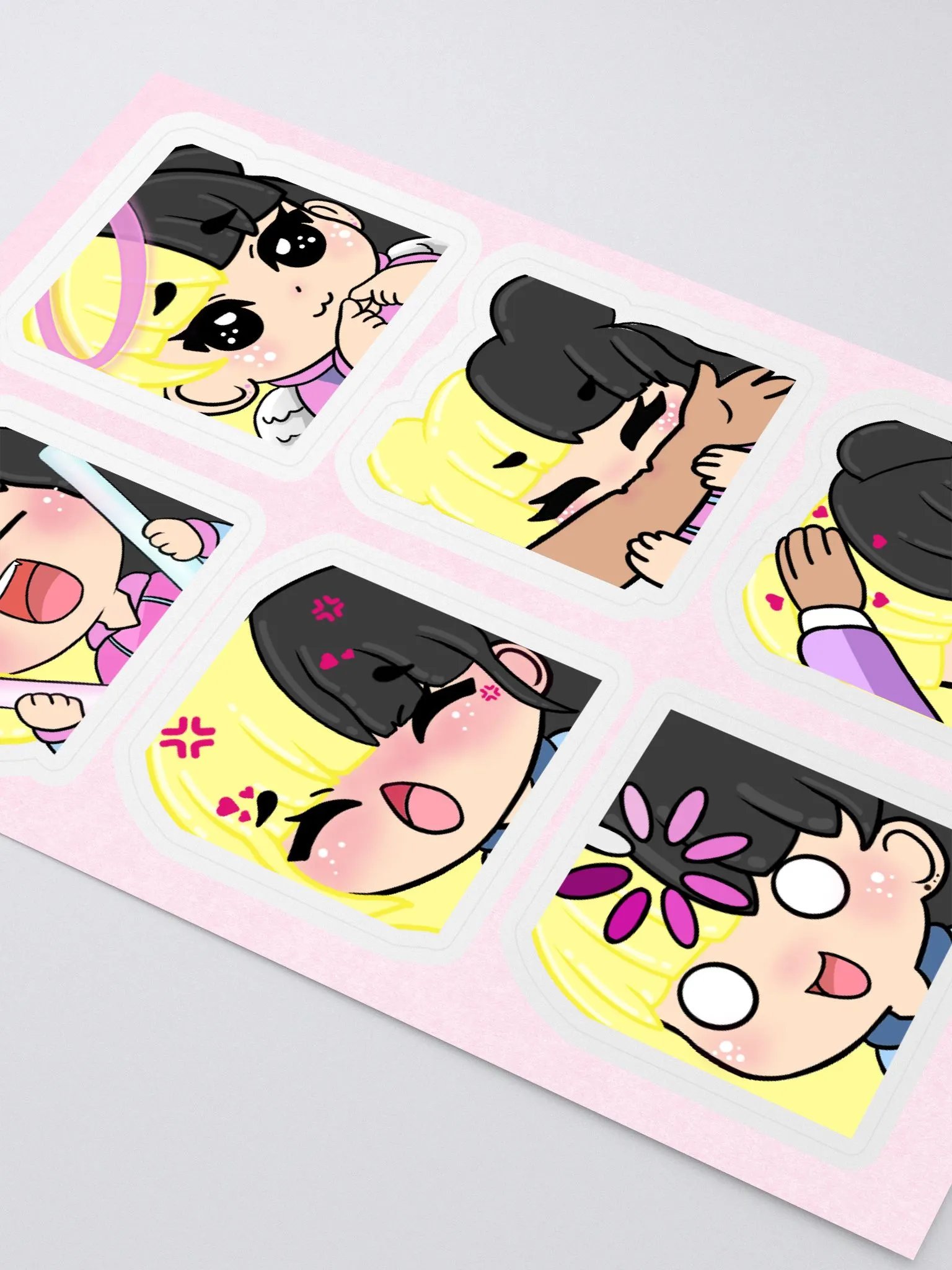 Emote Sticker Sheet 1 product image (2)