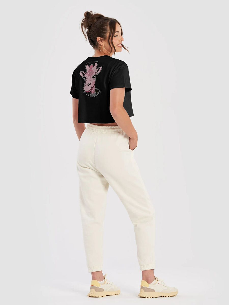Gothic Safari Crop Top - Giraffe - ON BACK product image (3)