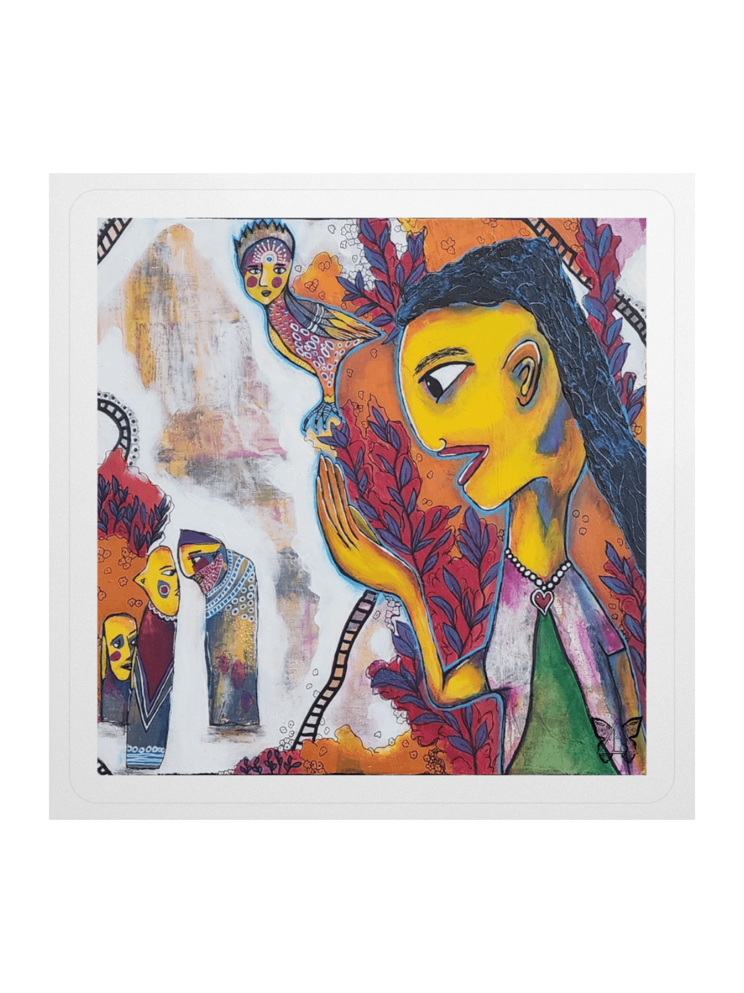 I Have Hope That Peace Will Fly Again Art Sticker product image (3)