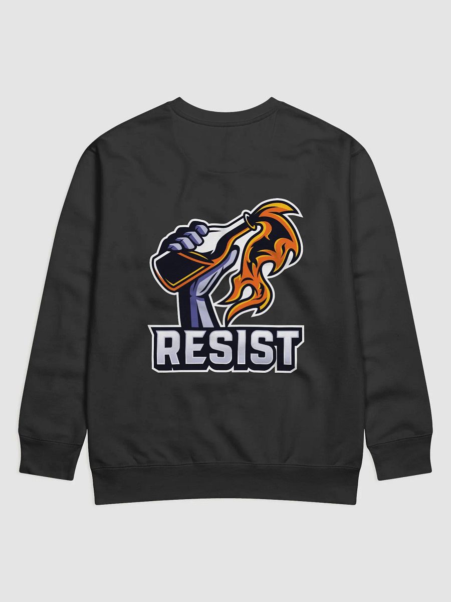 RESIST PREMIUM SWEATSHIRT MOLOTOV ON BACK product image (1)