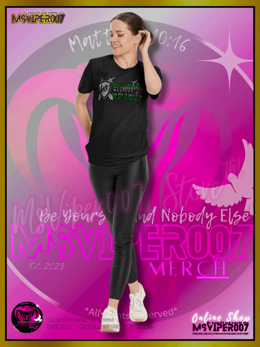 T-Shirt - MsViper007's "Warrior Spirit [green]" Comfort T-shirt By Anna H. product image (6)