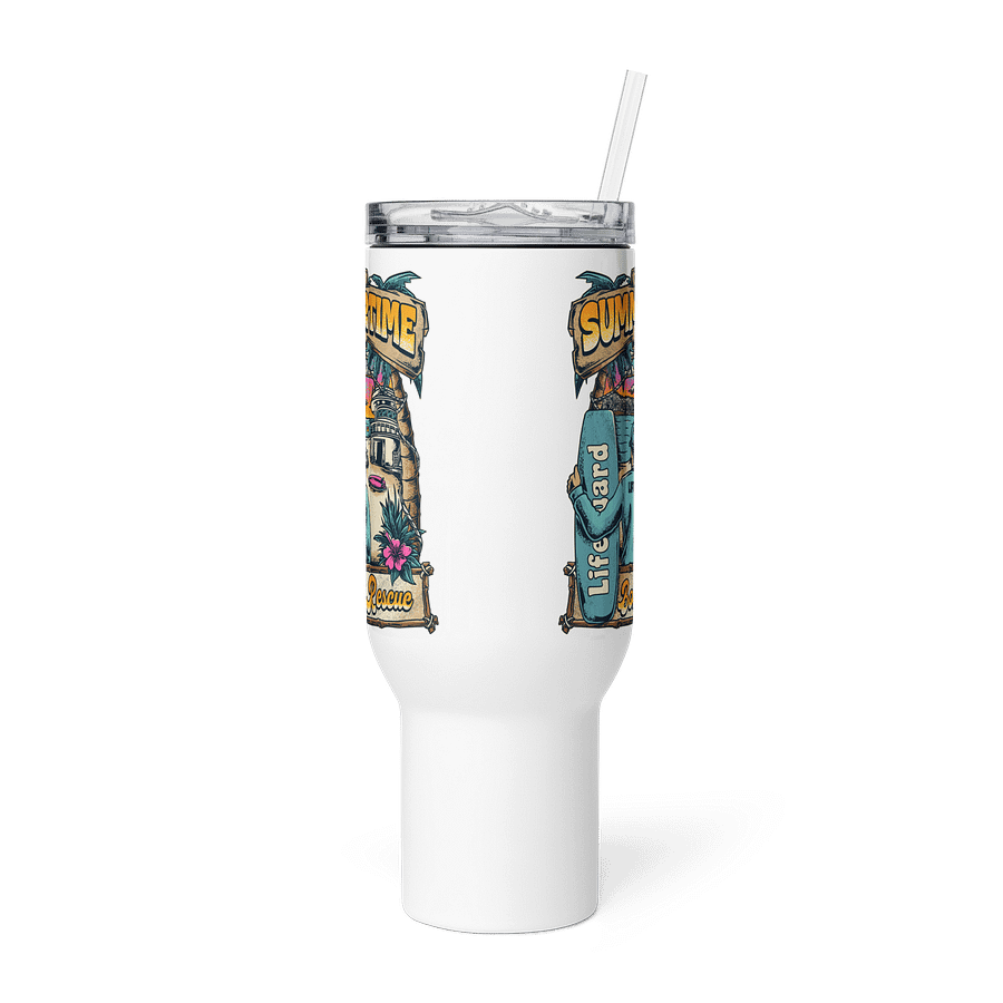 "In The Summertime" Travel Mug (40oz/1L) product image (7)