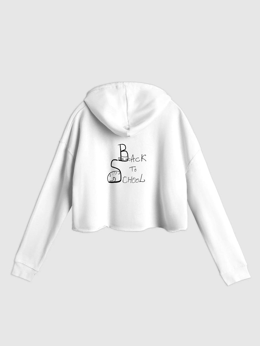 Oh My God - Back to School Women’s Lightweight Cropped Hoodie product image (3)