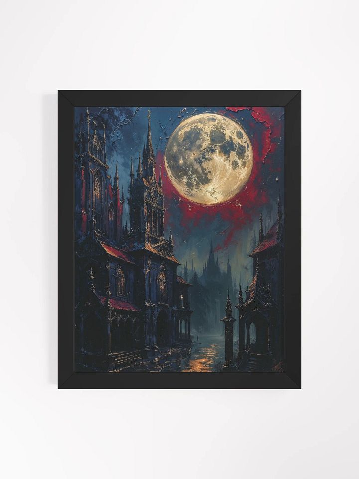 Moon of the Hollow Realms Framed Print product image (2)