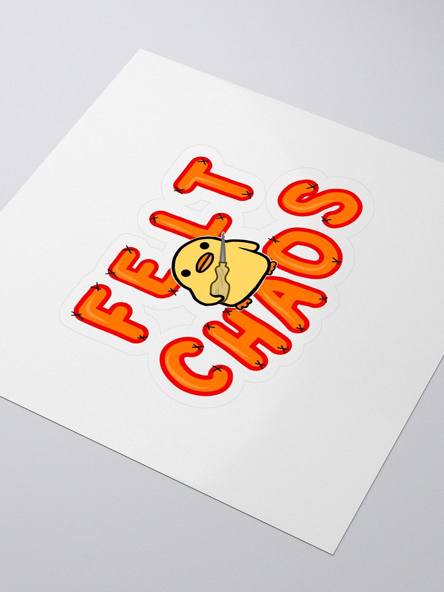 Stabby Duck Felt Chaos Sticker (Camp Chaos Exclusive!) product image (3)