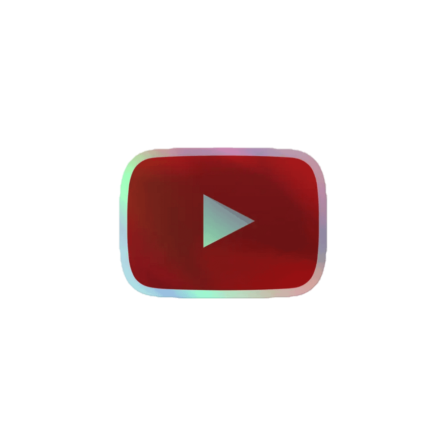 STICKER DEL LOGO DE YOUTUBE product image (1)