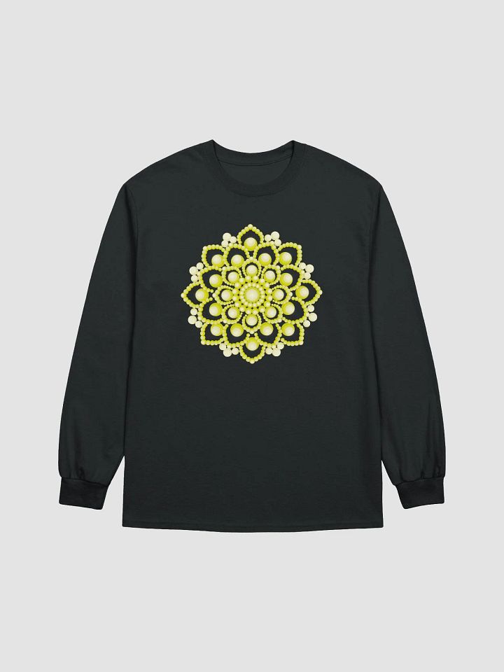 Yellow Flower Mandala Women's Long Sleeve T-Shirt product image (2)