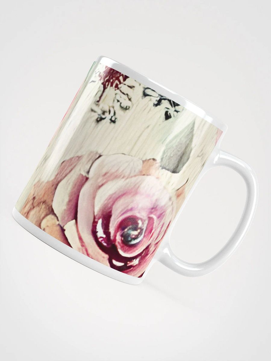 Shabby chic floral mug product image (8)