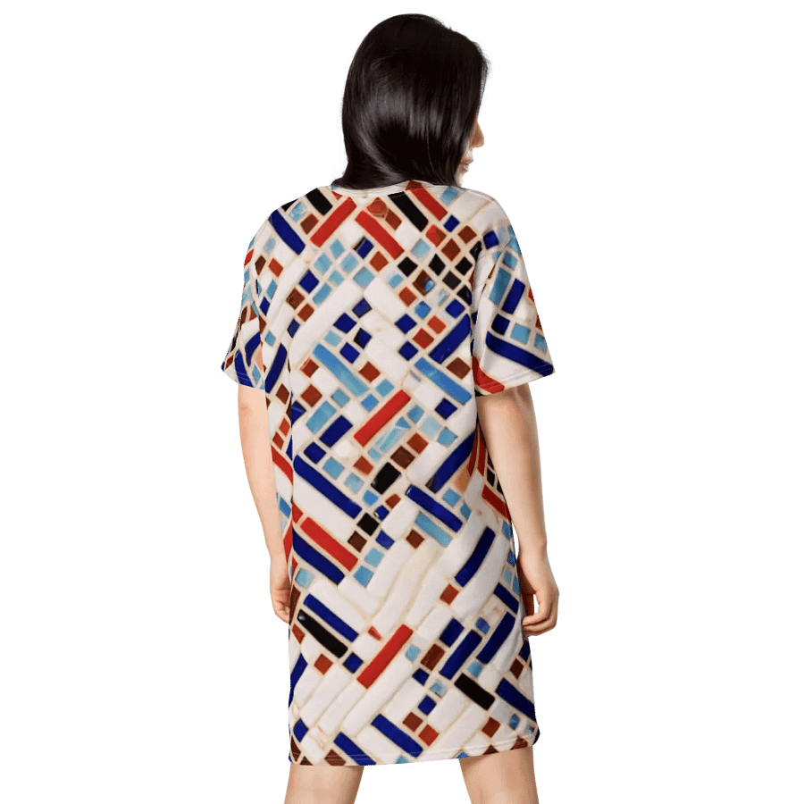 Linear Luxe T Shirt Dress product image (3)