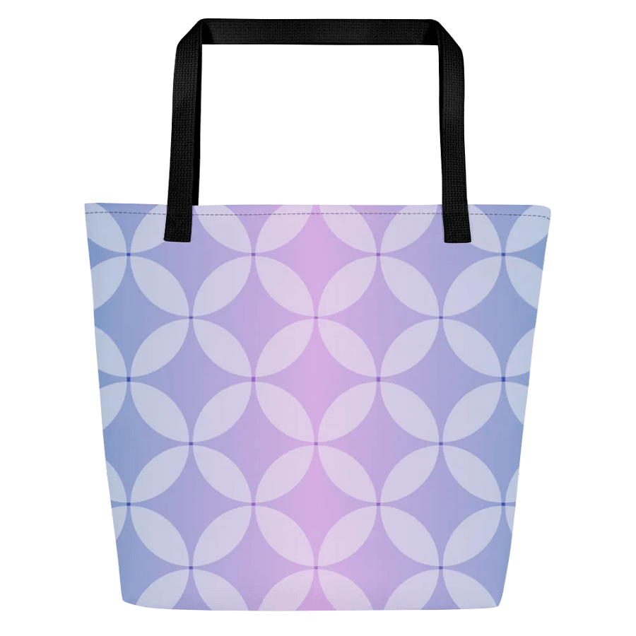Harmony Circle Polyester Tote Bag product image (1)